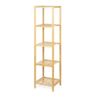 Etajeră de baie în culoare naturală din bambus 37x140 cm Skaren – Bonami Essentials