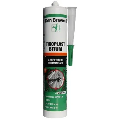 Izolant Bituminos pentru Acoperisuri Tixoplast Bitum, 280 ml, Den Braven