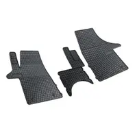 Set covorase auto din cauciuc Volkswagen T5 2003- 2 3Loc si T6 2015-, presuri FROGUM, negre, 3 buc.