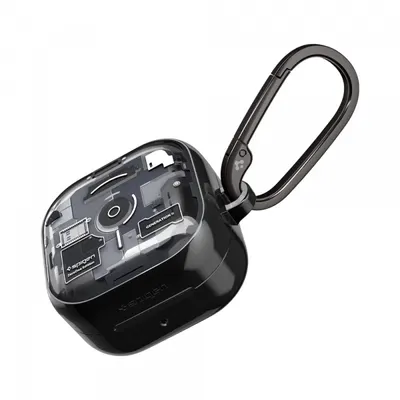 Husa pentru Samsung Galaxy Buds4 / Buds4 Pro, Spigen, Ultra Hybrid, Neagra ACS11201