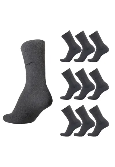 Sosete Barbati Set 9 Perechi 6703x9 - Gri antracit/Gri inchis