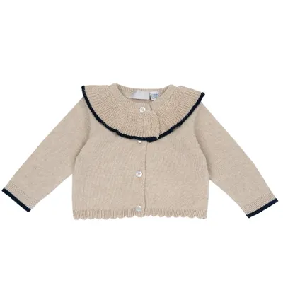 Cardigan copii Chicco tricotat, bej, 00523-69MFCO