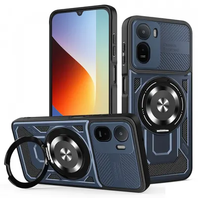 Husa pentru Xiaomi Redmi A7 Pro 4G, Techsuit, RuggedCam, Albastra