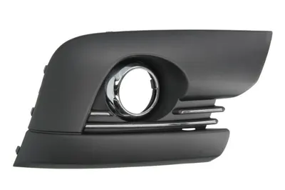Grila bara Fata Stanga cu orificii proiector ceata, crom negru potrivit PEUGEOT 3008 06.09-08.16 06.09-10.13