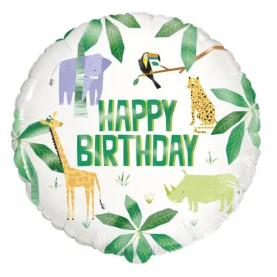 Balon folie petrecere safari 45 cm