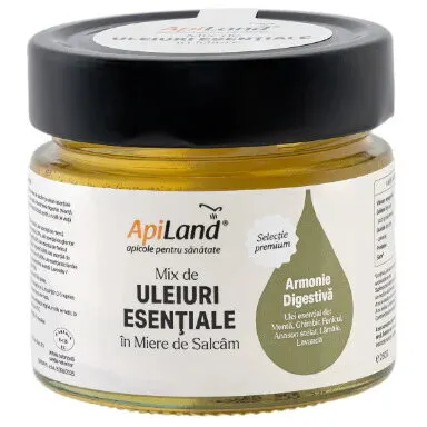 Mix de Uleiuri Esentiale in Miere de Salcam - Armonie Digestiva 250g