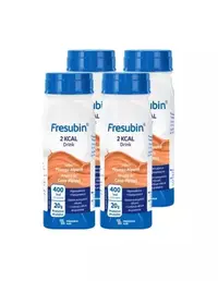 Fresubin 2kcal Fibre Caise Si Piersici 200ml, 4 Flacoane