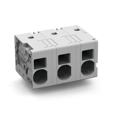 PCB terminal block; 6 mm²; Pin spacing 12.5 mm; 12-pole; Push-in CAGE CLAMP®; 6,00 mm²; gray