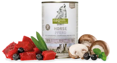 Conserva Isegrim Dog Adult - Horse, 800 gr
