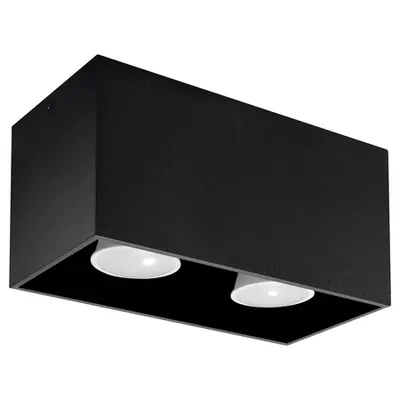 Corp de iluminat pentru tavan QUAD negru