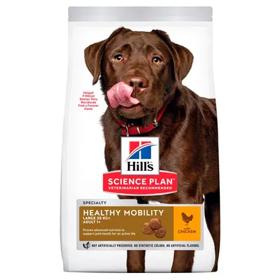 Hills SP CANINE ADULT HEALTHY MOBILITY LB, hrana uscata caini adulti de talie mare, pentru mobilitate sanatoasa, 14 kg