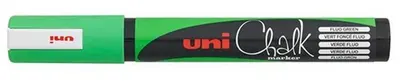 Marker cu creta Uniball – Verde