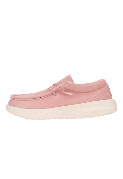 Mocasini Femei Piele Intoarsa - Wendy Comf Suede - Roz - Roz