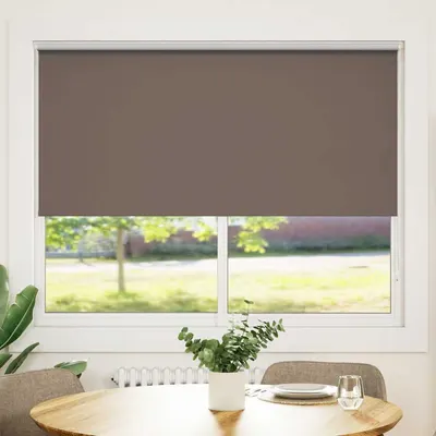vidaXL Jaluzea opacă 144,4x175 cm Lățime material 140 cm cafea
