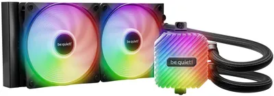 Cooler cu lichid be quiet! Light Loop, 2x120 mm, negru
