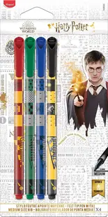 Set linere Maped Harry Potter - 4 culori, 0.8 mm