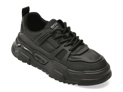 Pantofi sport GRYXX negri, 99005, din piele ecologica