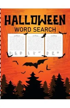 Halloween Word Search: Puzzle Activity Book - For Kids Ages 5-8 - Juvenile Gifts - With Key Solution Pages