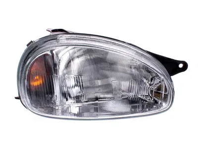Far fata Dreapta (H4, manual, fara motoras, culoare insert: argintiu) potrivit OPEL COMBO/MINIVAN, CORSA B, CORSA B/HATCHBACK
