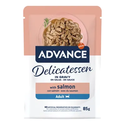 Hrana Umeda Pisici, Advance Cat Wet Delicatessen, Somon, 85 g