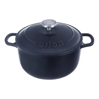 Oală cu capac din fontă 3,3 l adecvată pentru plita cu inducție LITINA SMALT – Orion