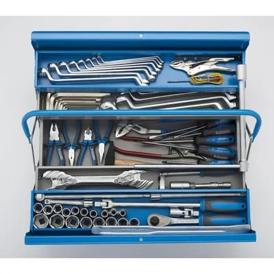 Set scule cu cutie metalica 912/5