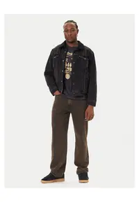 Geaca de blugi barbati negru - denim -