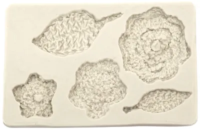 Mold din silicon (formă) Em Art - Flori, 131 x 85 x 9 mm