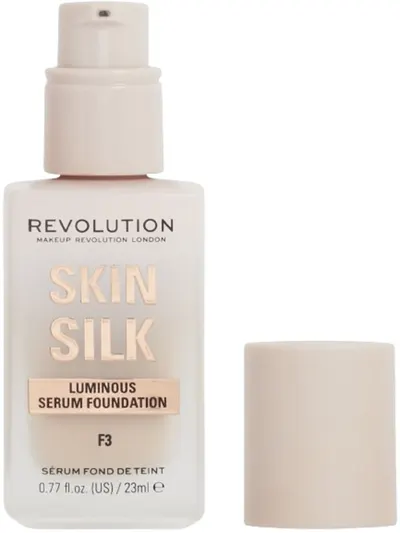 Makeup Revolution fond de ten -ser Skin Silk, F3, 23 ml
