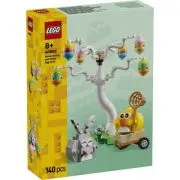LEGO Iconic. Iepuras si vanatoare de oua de Paste 40808, 140 piese