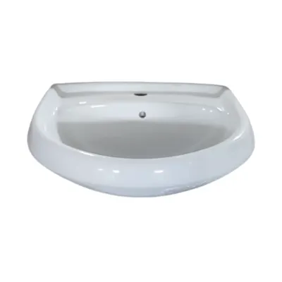 Chiuveta baie pentru picior / piedestal Capri 60 cm alb