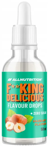 Fitking Delicious Flavour Drops, alune, 50 ml, AllNutrition