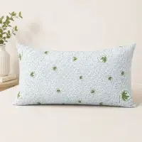 Perna din spuma cu memorie si husa cu fermoar Aloe Vera, 42x72cm, forma clasica