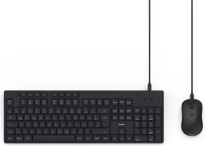 Set tastatură și mouse Hama – CKM-200, negru