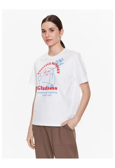 Tricou dama - Bumbac - 302740864 - Alb