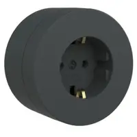 Priza Schuko PT xOne Ovivo OV00948, 16A, 250V, IP20, antracit