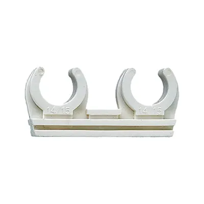 Suport Clip Dublu Pentru Sina 20 Mm Nailon 6.6-r 12 Mm 14"