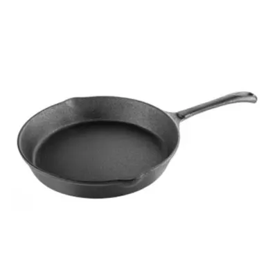 Tigaie din Fonta Pura, Diametru 24 cm, Negru