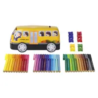 Carioci, 33 culori/set, Autobuz Connector, Faber-Castell