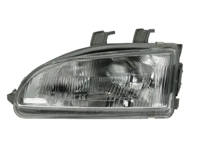 Far fata Stanga (H4, electric, fara motoras, culoare insertie: negru) potrivit HONDA CIVIC V