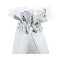 Baldachin, Qmini, Din tull, Mare, Cu funda din bumbac, Dimensiune 400x170 cm, Materiale certificate Oeko Tex Standard 100, Sky Adventure