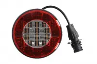 Stop spate stanga dreapta (LED, 12 24V, cu intermitent, cu stop, lumina de parcare, fara proiector, lungime cablu: 0,2m, conector: AMP DIN 7PIN Bayonet)