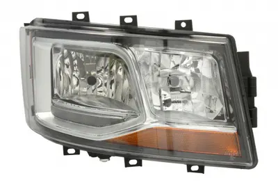 Far dreapta (2 H7 H21W LED, manual, cu lumina de zi, culoare insert: crom platinat) potrivit SCANIA G II, L, P II, R II, S 06.17