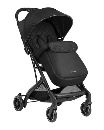 Carucior sport KikkaBoo Miley Black pana la 22kg,Pliere compacta cu sistem troller,Cadru aluminiu,Suspensii,Baldachin cu extensie protectie UPF50+,Spatar reglabil cu pozitie de somn,Material impermeabil,Husa picioare