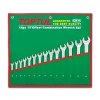 Set 14 chei combinate fixe inelare cotite 8-24mm, Toptul