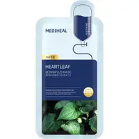 Mască de față echilibrantă, Dermaplus Heartleaf Sheet Mask, 22 ml, Mediheal