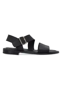 Sandale din piele cu barete late -