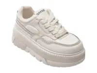Pantofi sport GRYXX albi, F69, din piele naturala