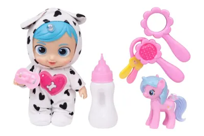 Set păpușă Lovely Doll cu accesorii - suzeta și biberon, 27 cm, multicolor Engros