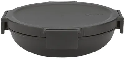 Cutie rotundă Brabantia - Make & Take, 1 L, gri închis